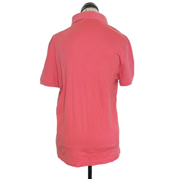 Calvin Klein Mens Body Fit Polo Golf Shirt Size Medium Logo Orange Spring Collar - Picture 3 of 13